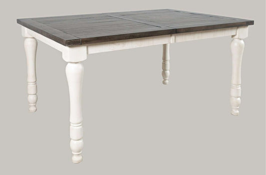 Jofran - Madison County Reclaimed Pine 78in Extension Farmhouse Dining Table - Vintage White - 1706-42 view 2
