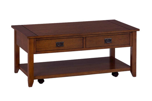 Jofran - Mission Oak Castered Cocktail Table - 1032-1 view 2