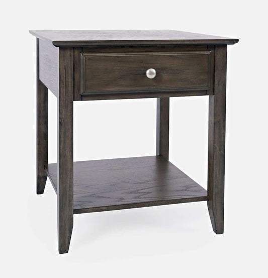 Jofran - Modern Espresso End Table - Grey-Brown Carlton - 1977-3 view 2