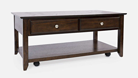 Jofran - Modern Espresso Four Drawer Coffee Table - Espresso Brown - 1037-1 view 2