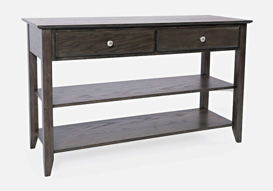 Jofran - Modern Espresso Sofa Console Table - Grey-Brown Carlton - 1977-4 view 2