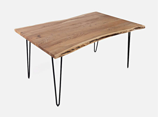 Jofran - Natures Edge Solid Acacia 60in Dining Table - Natural - 1985-60 view 2