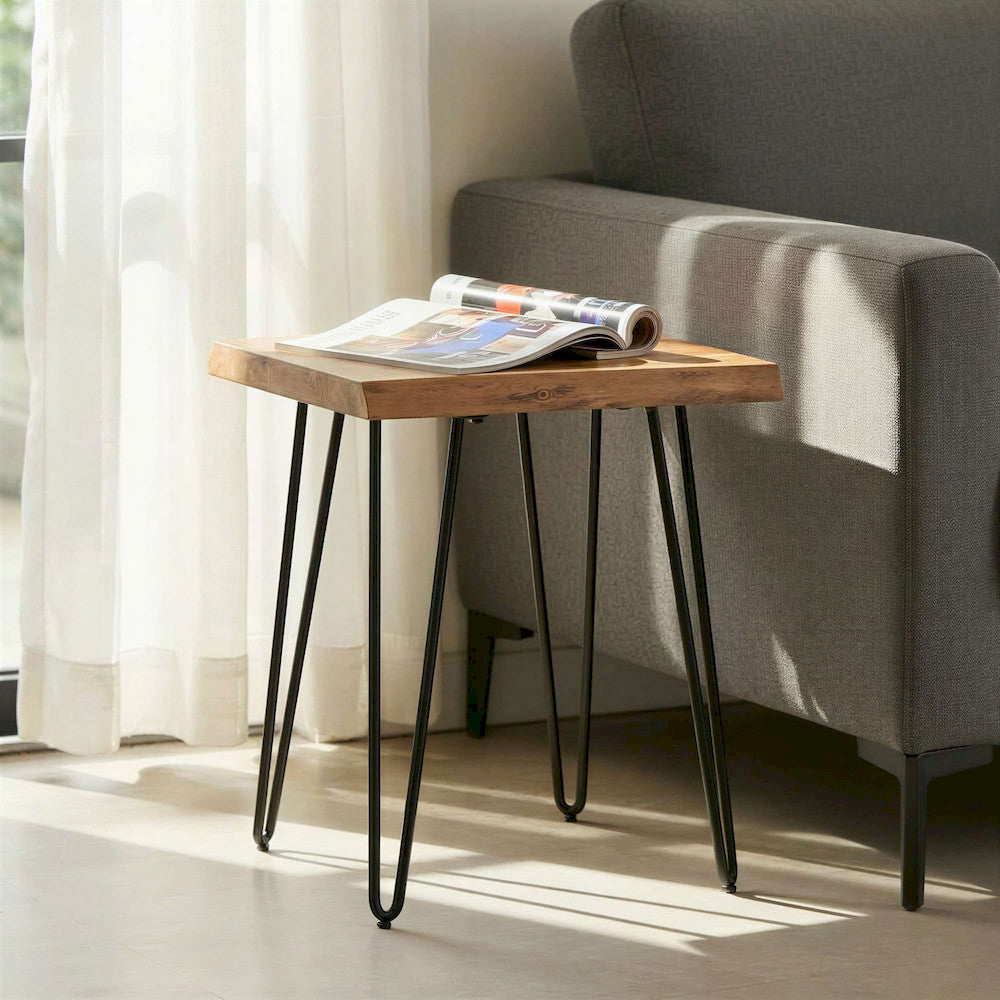 Jofran - Natures Edge Solid Acacia Chairside Table - Natural - 1984-7 view 6