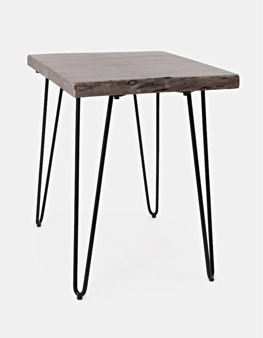 Jofran - Natures Edge Solid Acacia Chairside Table - Slate - 1980-7 view 2