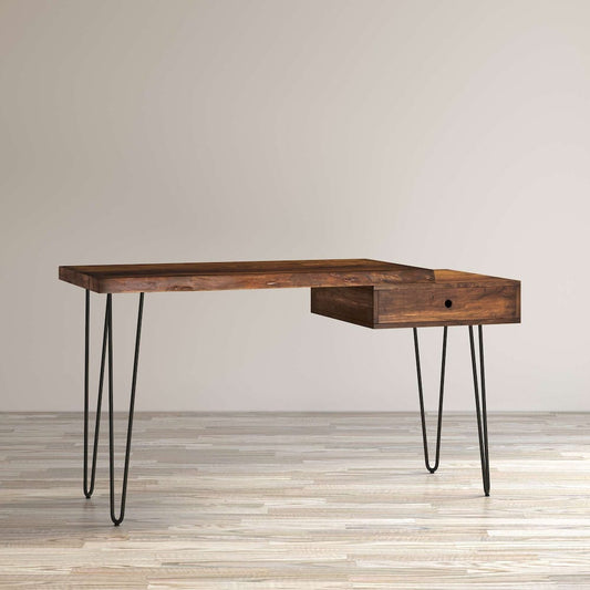 Jofran - Natures Edge Solid Acacia Desk with Drawer - Chestnut - 1780-5422 view 2
