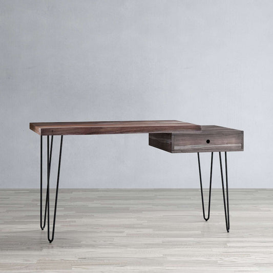 Jofran - Natures Edge Solid Acacia Desk with Drawer - Slate - 1980-5422 view 2