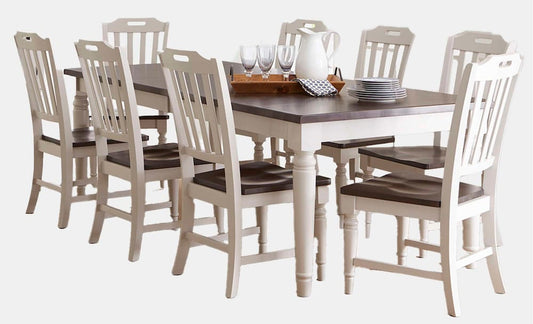 Jofran - Orchard Park Solid Rubberwood 96in Nine-Piece Farmhouse Dining Set - 1771-96D-9 view 2