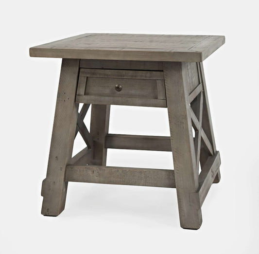 Jofran - Outer Banks Power End Table in Driftwood - 1840-3 view 2