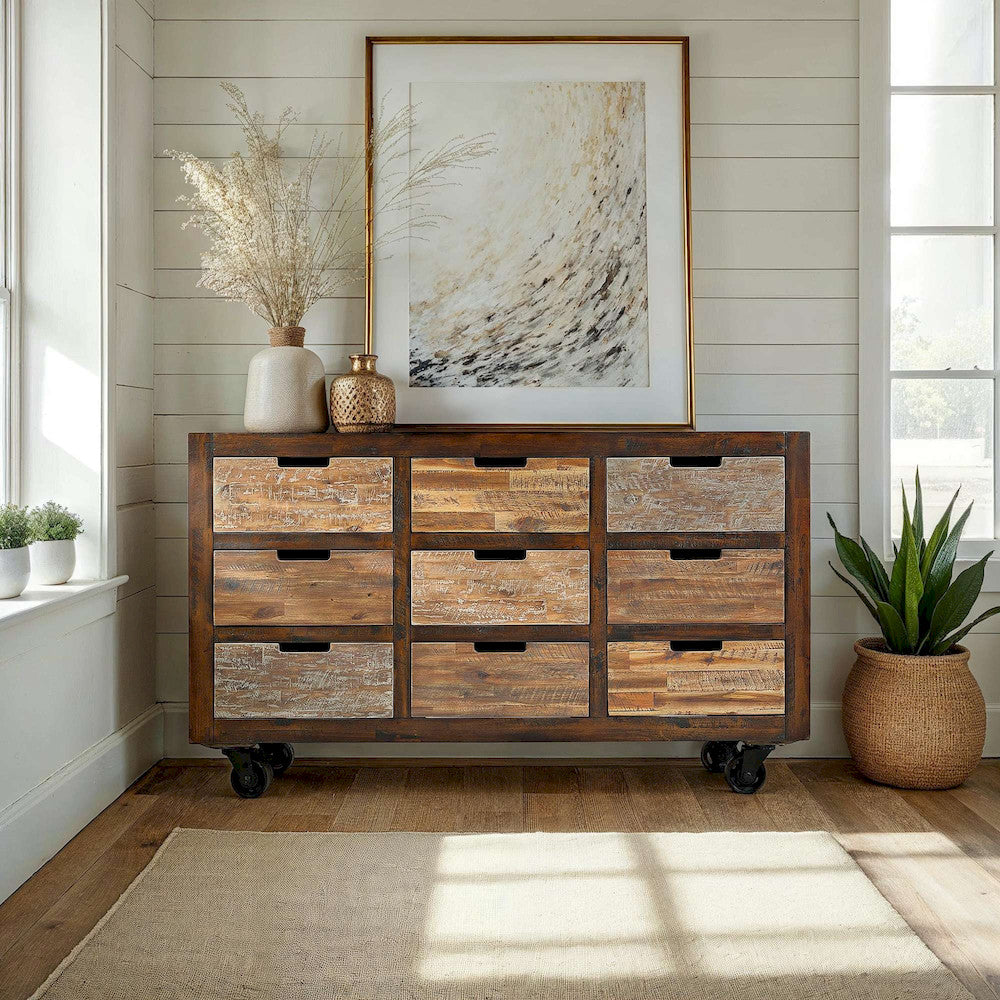 Jofran - Painted Canyon 9 Draer Accent Chest - 1600-60 view 7