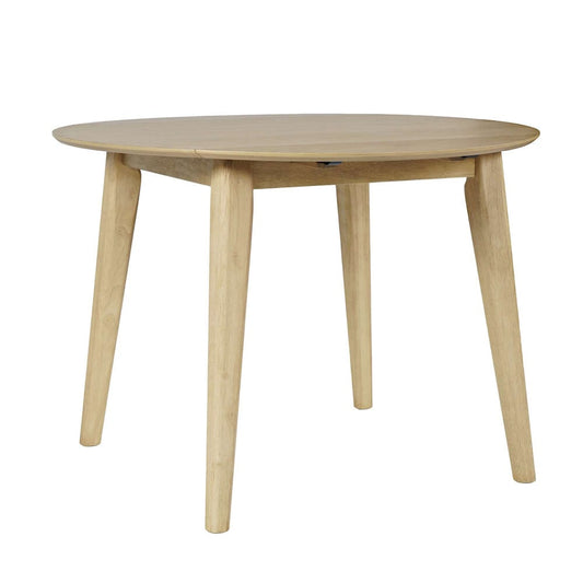 Jofran - Percy 42in Contemporary Round Drop-Leaf Dining Table in Natural - 2421-PERCYNAT view 2
