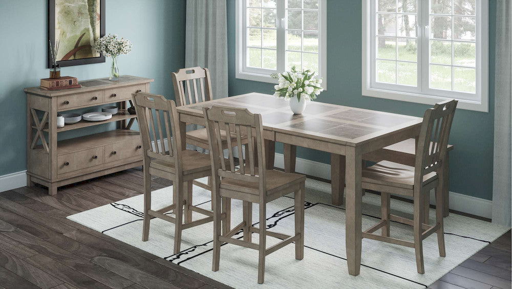 Jofran - Prescott Park 52 Solid Wood Dining Bench - Taupe - 1936-52KD view 6