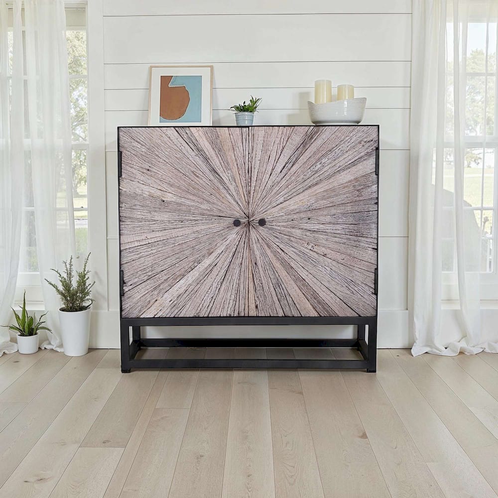 Jofran - Reclaimed Wood Astral Plains 2 Door Accent Cabinet - Grey Wash - 1929-32 view 7