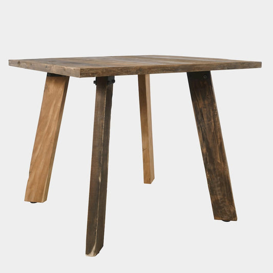 Jofran - Reclamation 42in Rustic Reclaimed Solid Wood Square Counter Height Dining Table, Rustic Unfinished Brown - 2301-SQ42 view 2