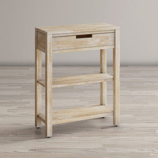 Jofran - Reynolds 1 Drawer Accent Table - White Wash - 1730-190W view 2