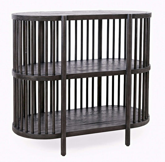 Jofran - Rhapsody Mid-Century Modern 36in Open Storage Cabinet Bookcase - 2190-36 view 2
