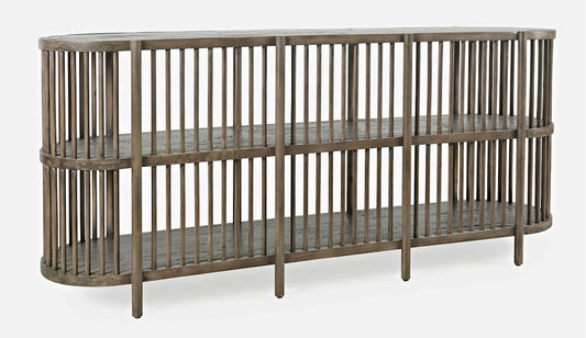 Jofran - Rhapsody Mid-Century Modern 72in Open Storage Sideboard Cabinet - 2185-72 view 2