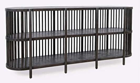 Jofran - Rhapsody Mid-Century Modern 72in Open Storage Sideboard Cabinet - 2190-72 view 2