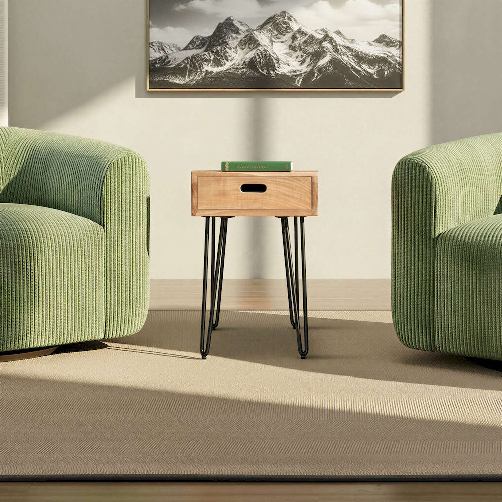 Jofran - Rollins Solid Acacia Side Table - Natural - 2085-7 view 7