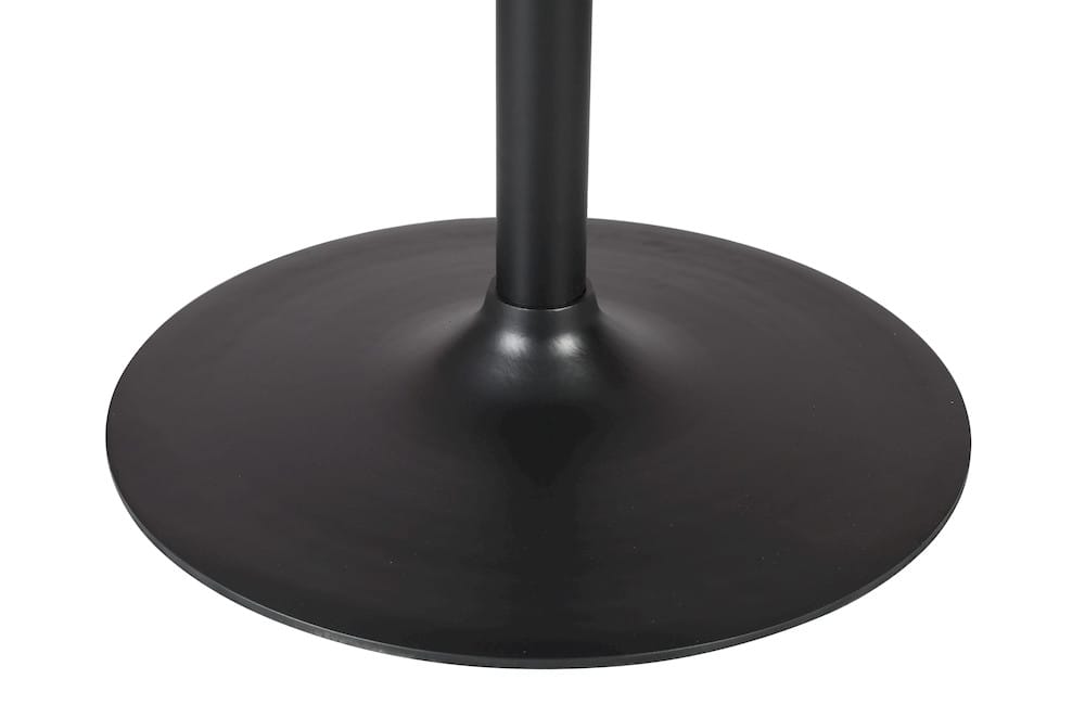 Jofran - Rowan 54in Modern Luxury Pedestal Round Marble Dining Table, Gunmetal - 2271-ROWAN54TBGMKT view 5