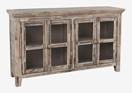 Jofran - Rustic Shores Coastal Style 54in Distressed Acacia Credenza Cabinet - 2125-5432 view 2