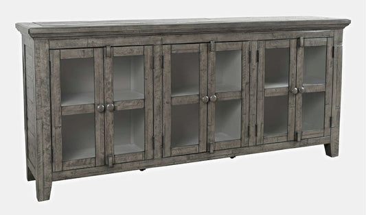 Jofran - Rustic Shores Coastal Style 70in Distressed Acacia Sideboard Cabinet - 2130-7032 view 2
