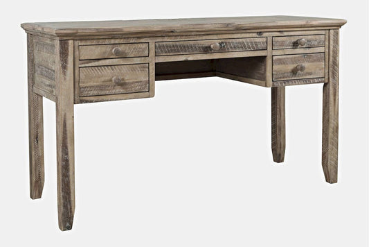 Jofran - Rustic Shores Coastal Style Distressed Acacia USB Charging Desk - 2125-5620 view 2