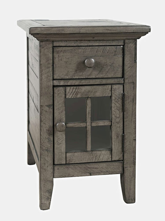 Jofran - Rustic Shores Coastal Style USB Charging Chairside Table - 2130-22 view 2