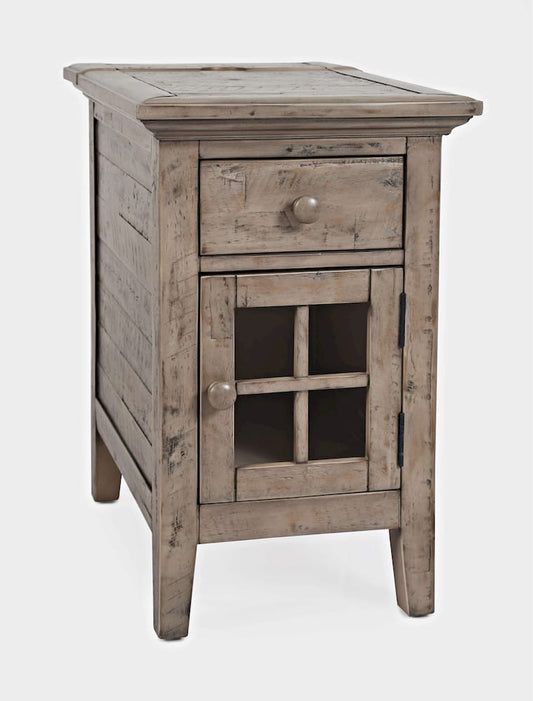 Jofran - Rustic Shores Poer Chairside in watch Hill Brown-Grey - 1620-22 view 2