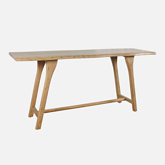 Jofran - Sedona 79in Live Edge Rustic Solid Wood Counter Height Trestle Dining Table - 2321-79 view 2