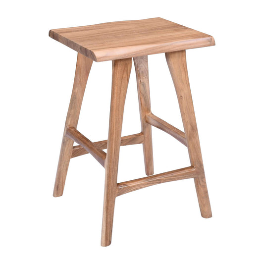 Jofran - Sedona Solid Wood Rustic Backless Counter Barstool - Set of 2 - 2321-BS160KD view 2