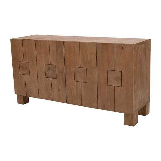 Jofran - Sequoia 62in Modern Rustic Solid Wood Four Door Sideboard Storage Cabinet - 2351-62 view 2