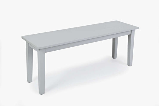Jofran - Simplicity Bench in Dove Grey - 252-14KD view 2