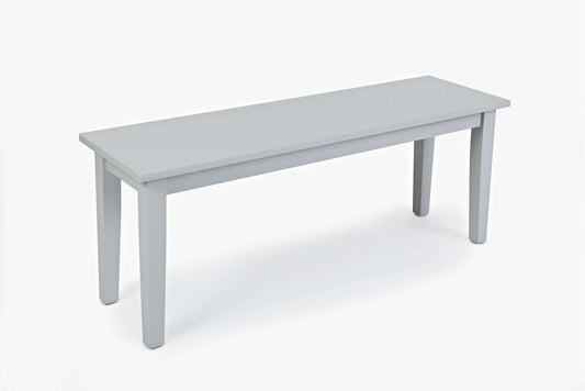 Jofran - Simplicity Bench in Dove Grey - 252-14KD view 2