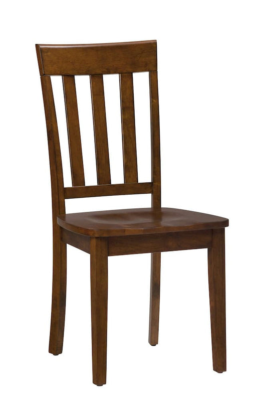 Jofran - Simplicity Caramel Slat Back Chair (Set of 2) - 452-319KD view 2