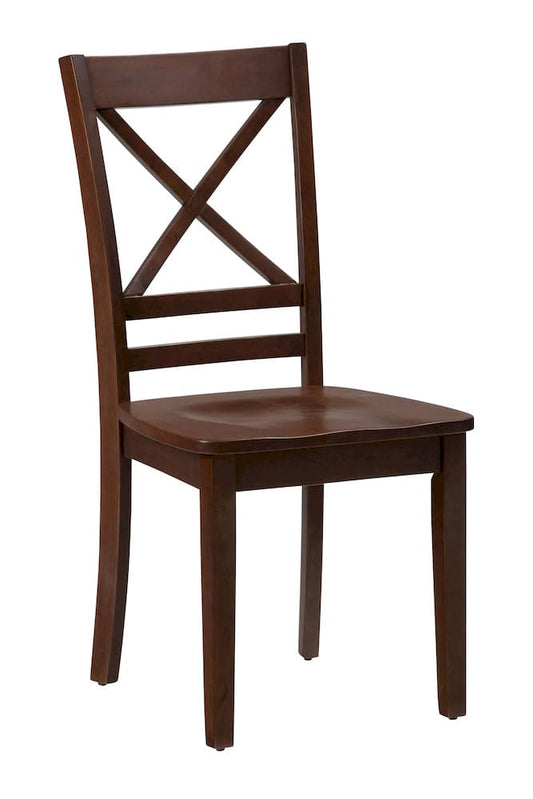 Jofran - Simplicity Caramel X Back Chair (Set of 2) - 452-806KD view 2