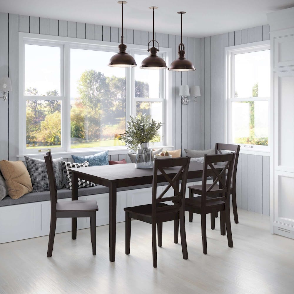Jofran - Simplicity Espresso Rectangle Dining Table - 552-60 view 4