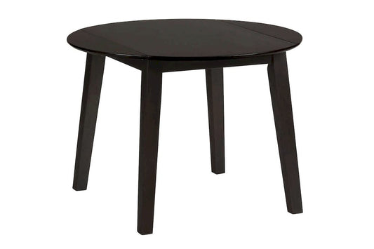 Jofran - Simplicity Espresso Round Dropleaf Table - 552-28 view 2