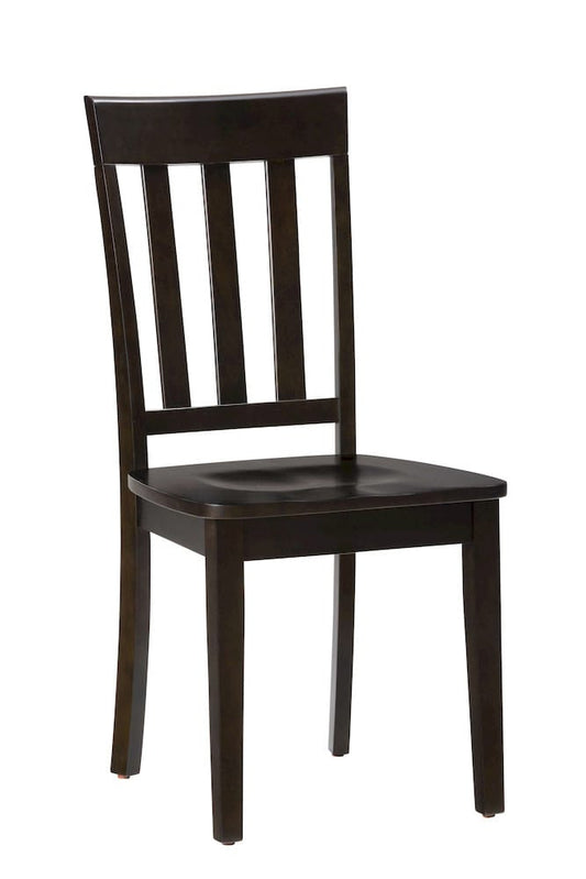 Jofran - Simplicity Espresso Slat Back Chair (Set of 2) - 552-319KD view 2