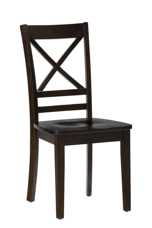 Jofran - Simplicity Espresso X Back Chair (Set of 2) - 552-806KD view 2