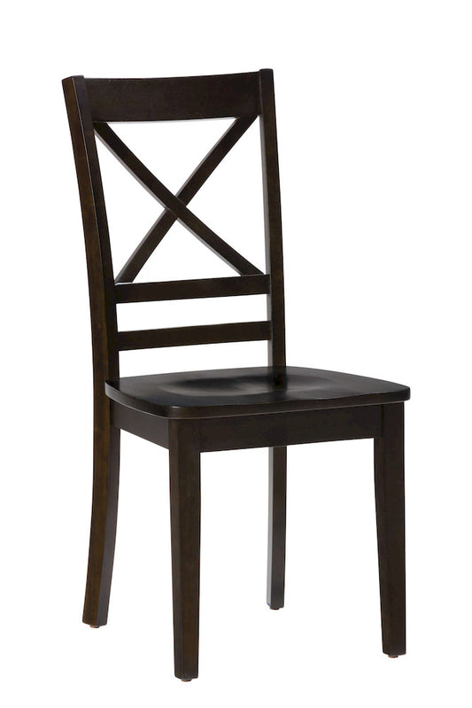 Jofran - Simplicity Espresso X Back Chair (Set of 2) - 552-806KD view 2