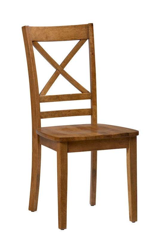 Jofran - Simplicity Honey X Back Chair (Set of 2) - 352-806KD view 2