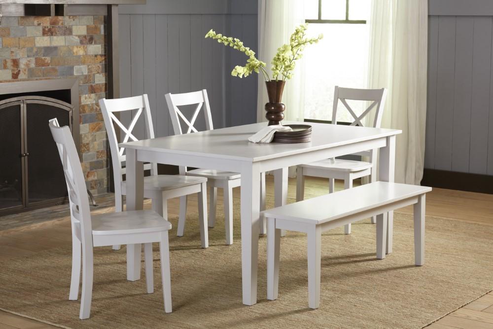 Jofran - Simplicity Rectangle Dining Table in Dove Grey - 252-60 veiw 5