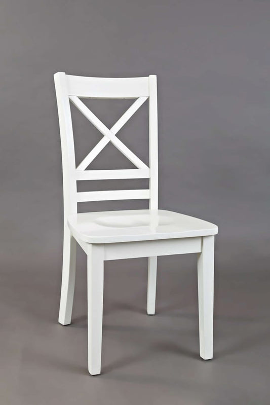 Jofran - Simplicity X Back Dining Chair in Paperwhite (Set of 2) - 652-806KD view 2