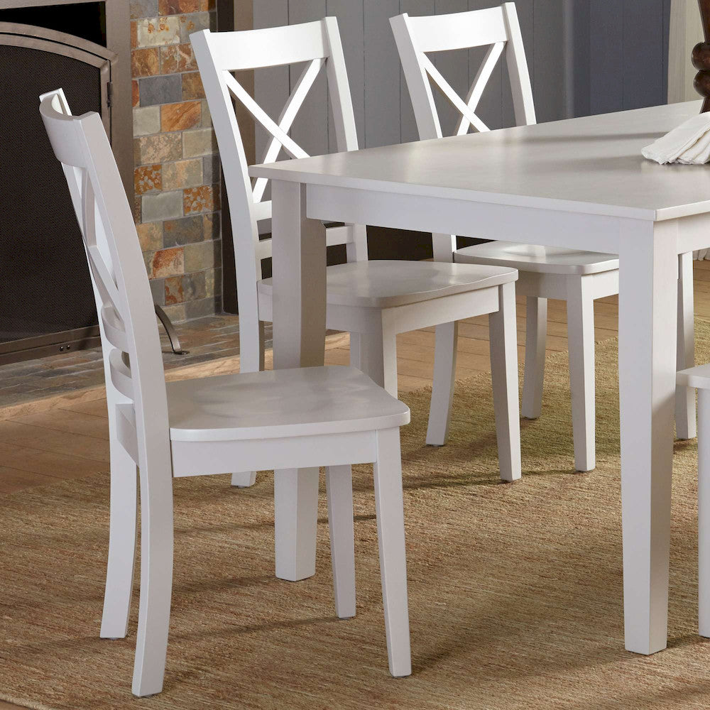 Jofran - Simplicity X in Back Stool in Dove Grey (Set of 2) - 252-BS806KD view 7