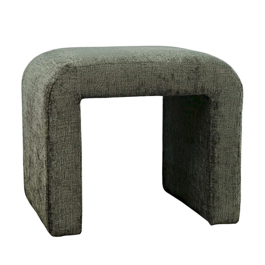 Jofran - Sophia Modern Luxury Curved Upholstered Waterfall Jacquard Petite Ottoman Bench - Set of 2 - SOPHIA-BN-PTFOR view 2