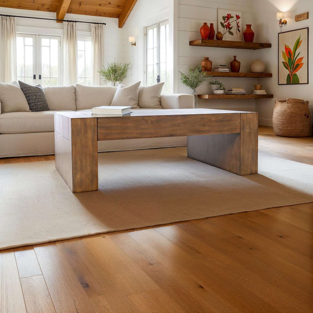 Jofran - Taos Modern Rustic 52in Dovetailed Coffee Table in Chestnut - 2465-1 view 8
