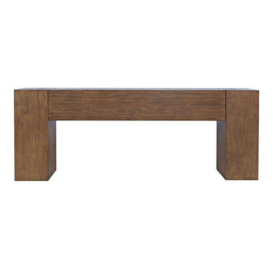 Jofran - Taos Modern Rustic 79in Dovetailed Sofa Console Table in Chestnut - 2465-4 veiw 2