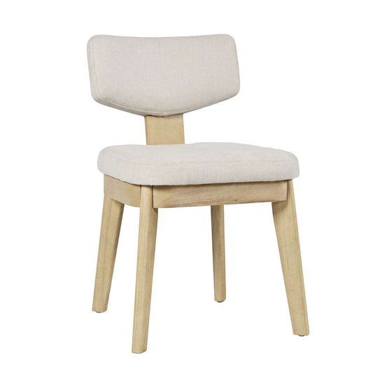Jofran - Tate Mid-Century Modern Split Back Upholstered Dining Chair (Set of 2) in Natural - 2421-TATENAT view 2