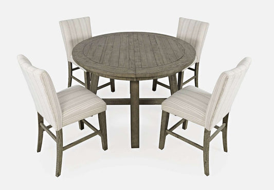 Jofran - Telluride Contemporary Rustic Farmhouse Five Piece Counter Height Dining Table Set, Driftwood Grey - 2231-54C-4U view 2