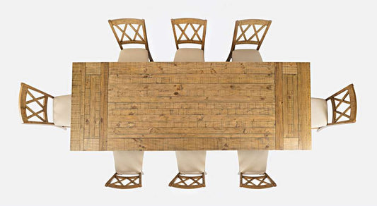 Jofran - Telluride Rustic Distressed Pine 78in Seven-Piece Dining Set - 1801-78D-7 veiw 2